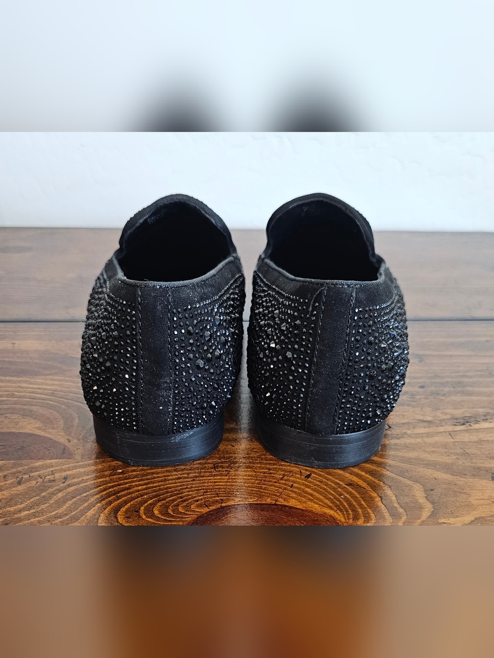 Steve Madden Black Rhinestone Slip-On Loafers/Shoes Men Sz 8 9 10.5 11.5 13 NWOB - Picture 3 of 10
